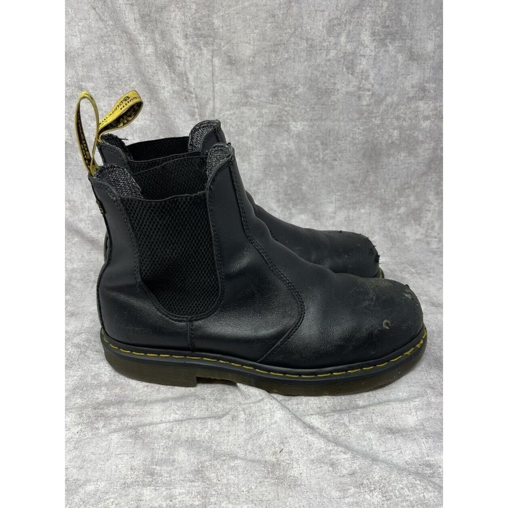 Dr. Martens Fellside Steel Toe SD Black Chelsea Boot MENS SZ 8